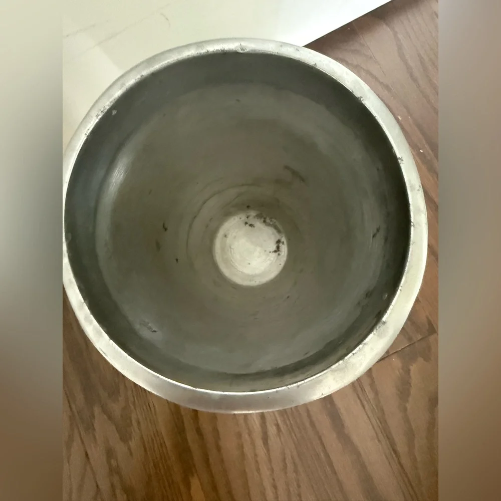 Pottery Barn Rippled Aluminum Vase